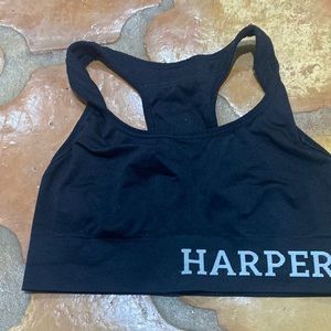 Harper Black Sports Bra